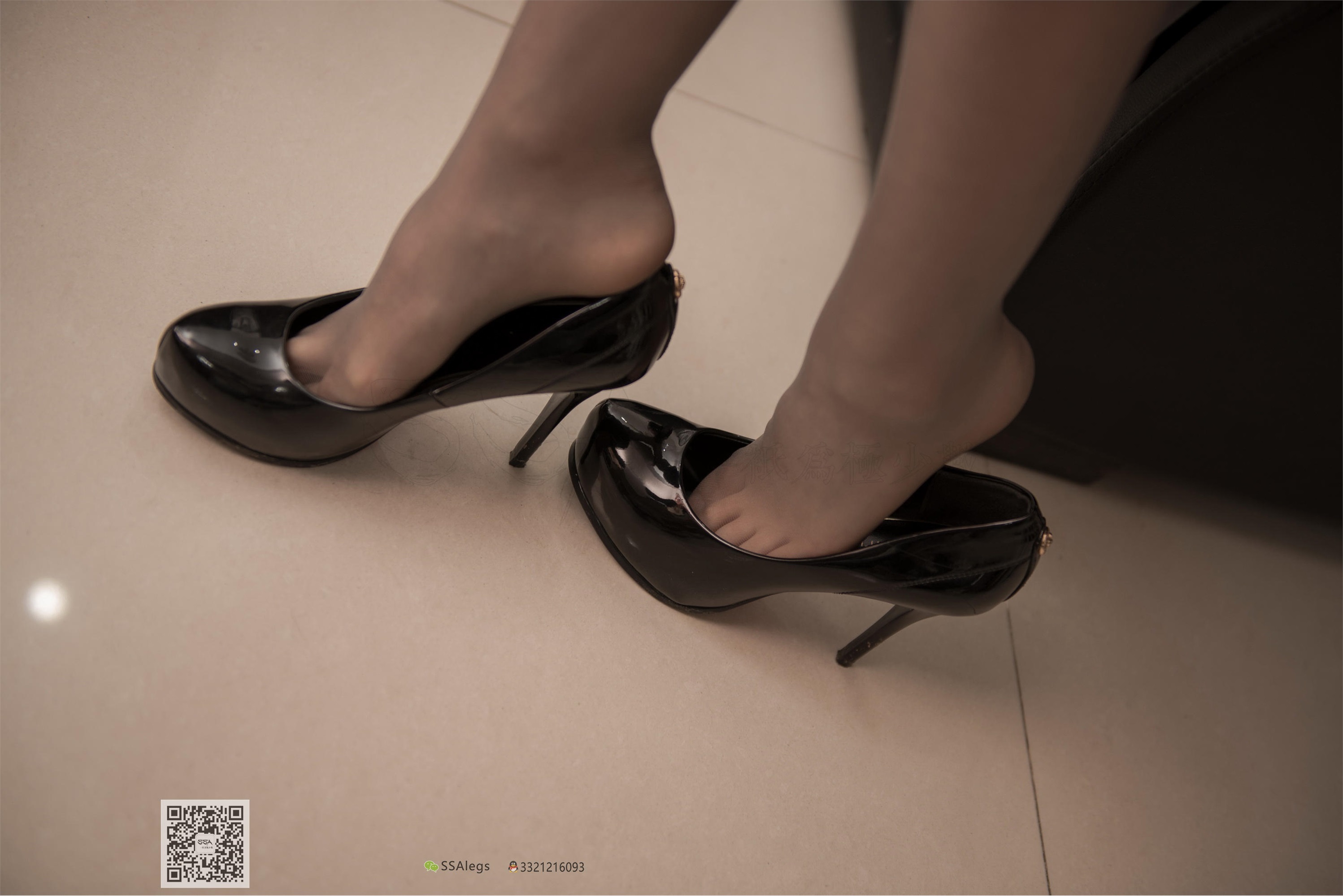 SSA丝社 NO.001 琪琪灰丝OL职业